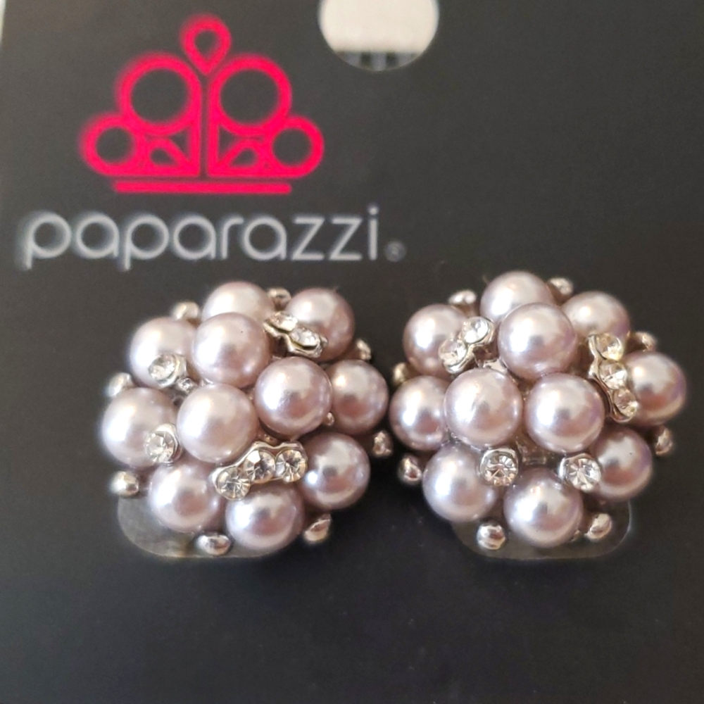 ClipOn Paparazzi Pearl Gray